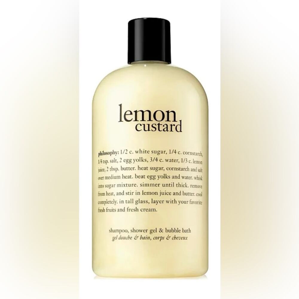Philosophy Lemon Custard Shower Gel 16 oz new